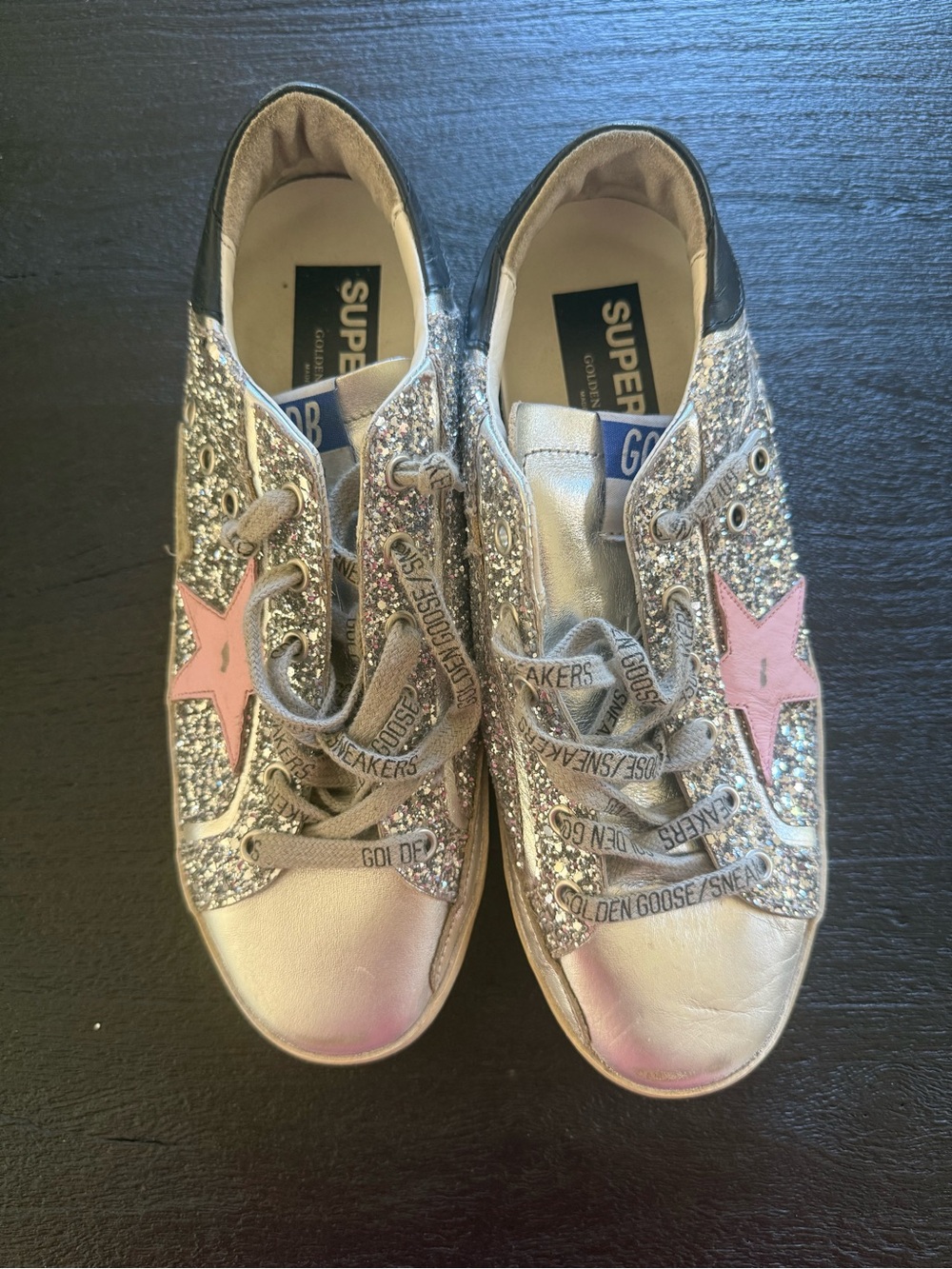 Golden Goose Superstar Glitter Sneakers 39